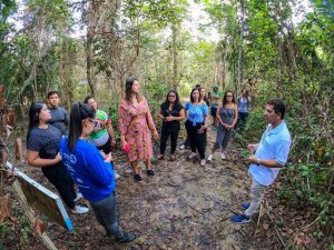 Servidores da Amazonastur promovem ordenamento turístico do município do Careiro