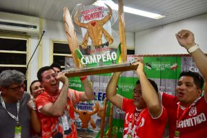 Imagem da notícia - Boi Bumbá Garantido é o campeão do Festival Folclórico de Parintins 2019