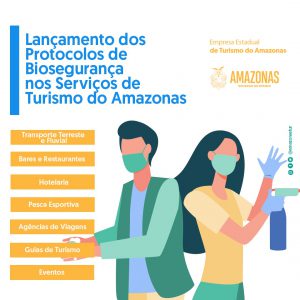Imagem da notícia - Amazonastur lança Protocolo de Biossegurança para segmentos de turismo no estado﻿