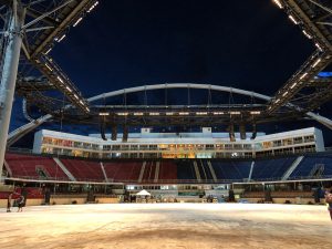 Imagem da notícia - Em Parintins, Caprichoso e Garantido apresentam live direto da arena do Bumbódromo