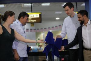 Imagem da notícia - Wilson Lima destaca avanços no turismo do Amazonas durante inauguração do voo da Azul entre Manaus e Fort Lauderdale