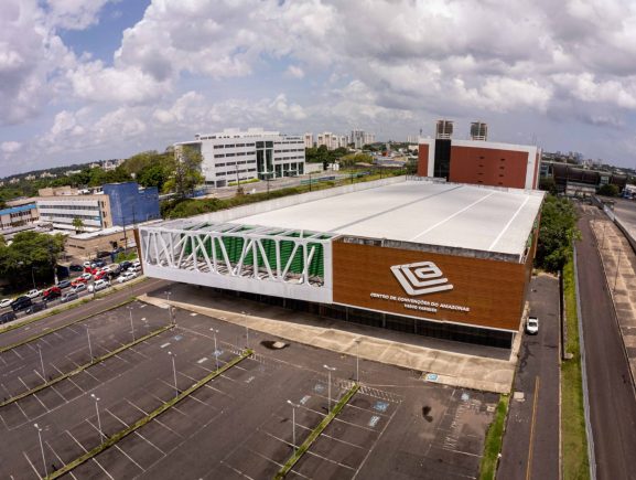 Centro de Convenções do Amazonas Vasco Vasques tem posto de atendimento do TRE-AM