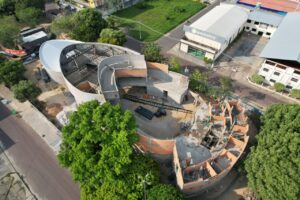 Imagem da notícia - Amazonastur vistoria obras do Museu dos Bois-Bumbás de Parintins