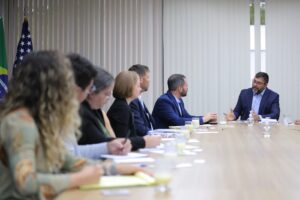 Imagem da notícia - Em reunião com comitiva americana, Wilson Lima destaca importância de instalação de consulado dos EUA no Amazonas