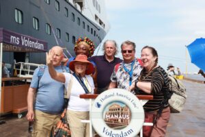 Imagem da notícia - Temporada de cruzeiros: MS Volendam atraca no Porto de Manaus com mais de 2 mil turistas